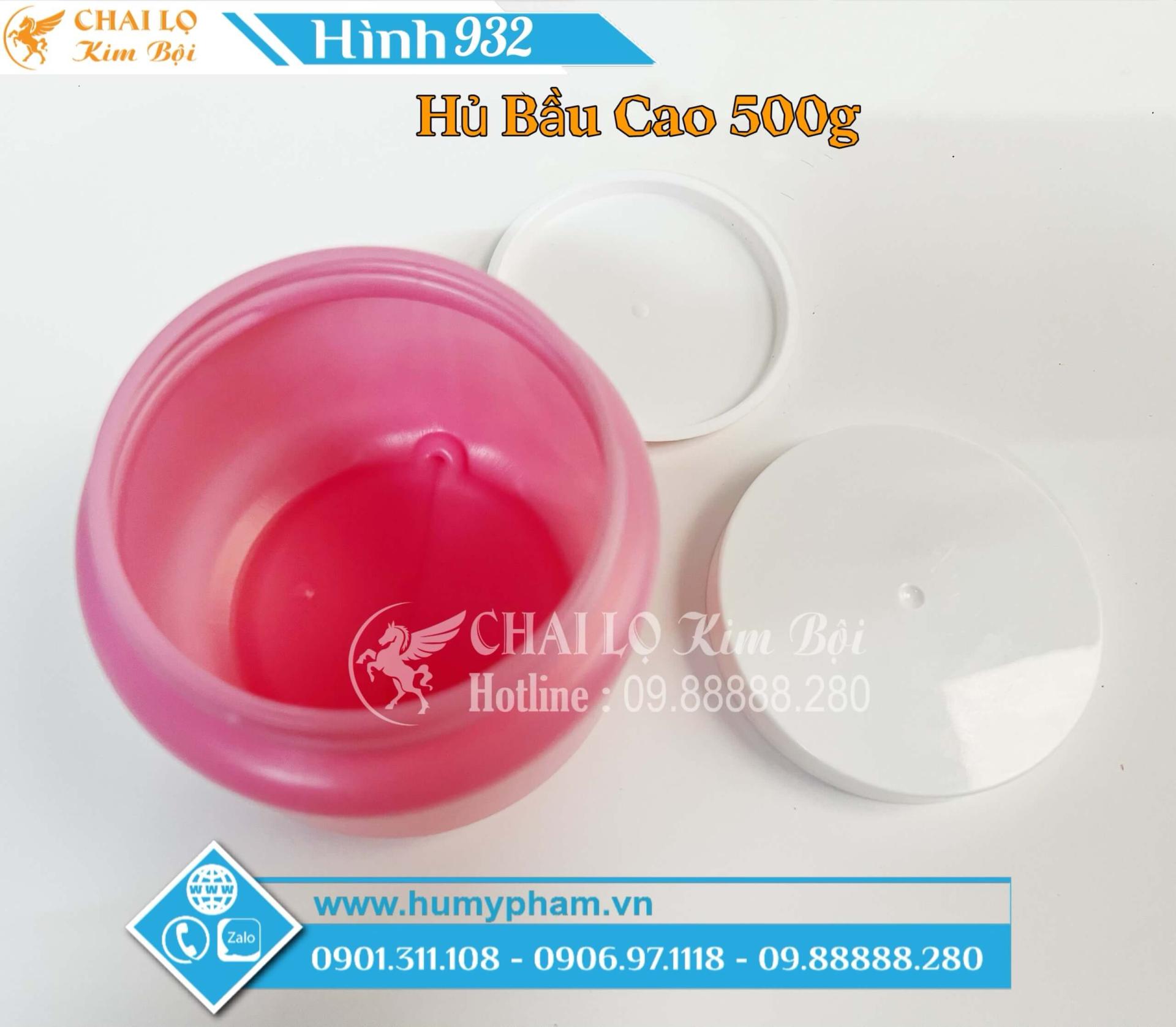 hủ 500g bầu cao